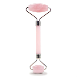 Fotoja e Roller masazhues për fytyrë PlumBeauty (Rose Quartz Facial Roller)