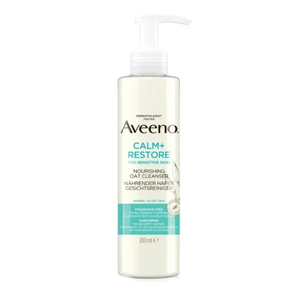 Fotoja e Xhel pastrues për lëkurë Aveeno Calm+ Restore, 200 ml