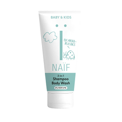 Fotoja e Shampo dhe xhel dushi për fëmijë NAÏF (2in1 Shampoo and Body Wash), 200 ml