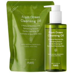 Fotoja e Set Purito From Green Vaj pastrues për fytyrë 200 ml + Vaj rimbushës 200 ml