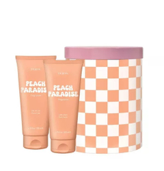 Fotoja e Set Pupa Milano Peach Paradise Happy Box Xhel dushi 200 ml + Losion 200 ml
