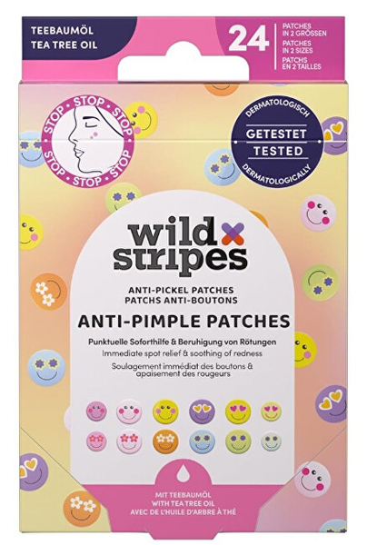 Fotoja e Anti-Pimple Patches Wild Stripes, 24 copë
