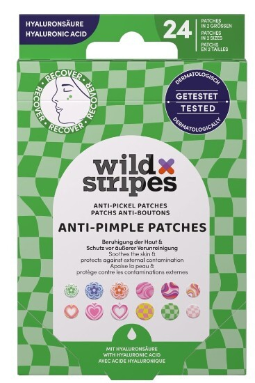Fotoja e Wild Stripes Groovy Protect	Patches për Akne me Acidi Hyaluronik, 24 copë