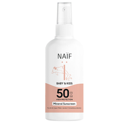 Fotoja e Sprej mbrojtës nga dielli SPF 50 për fëmijë dhe foshnja NAÏF, 100 ml