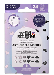 Fotoja e Wild Stripes Holo Clear Patches për Akne me Kyselinë Salicilike, 24 copë