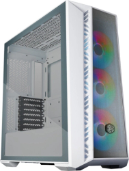 Fotoja e Kasë kompjuteri Cooler Master MasterBox 520 Mesh, anë transparente, e bardhë