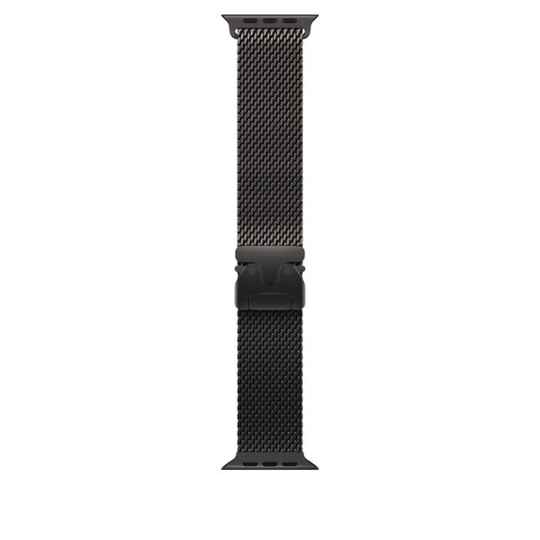 Fotoja e Apple Watch 49mm Loop, Black Titanium Milanese Loop, Small