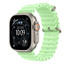 Fotoja e Apple Watch 49mm Band, Neon Green Ocean Band Extension, Natural Titanium Finish, Picture 2