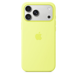 Fotoja e Apple iPhone 17 Pro Max Silicone Case with MagSafe, Neon Yellow