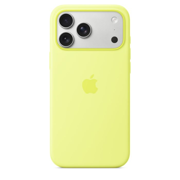 Fotoja e Apple iPhone 17 Pro Max Silicone Case with MagSafe, Neon Yellow