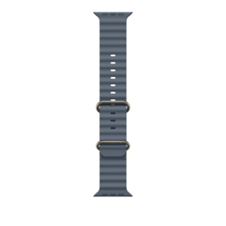 Fotoja e Apple Watch 49mm Band, Anchor Blue Ocean Band Extension, Natural Titanium Finish