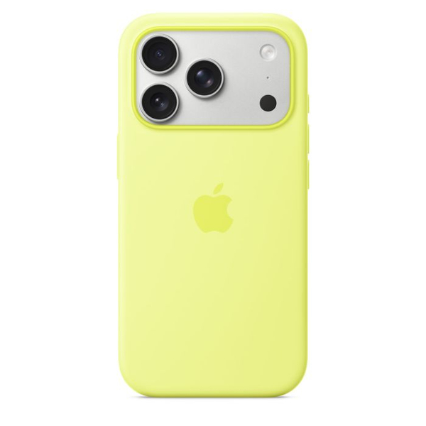 Fotoja e Apple iPhone 17 Pro Silicone Case with MagSafe, Neon Yellow