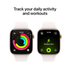 Fotoja e Apple Watch Series 11 GPS 42mm Rose Gold Aluminium Case with Light Blush Sport Band, M/L, Picture 4