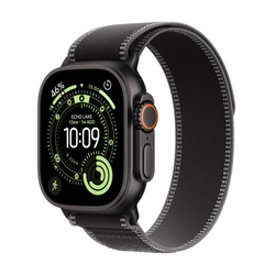 Fotoja e Apple Watch Ultra 3 Cellular 49mm Black Titanium Case with Black/Charcoal Trail Loop, S/M