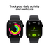 Fotoja e Apple Watch Series 11 GPS 46mm Jet Black Aluminium Case with Black Sport Band, M/L, Picture 4