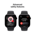 Fotoja e Apple Watch Series 11 GPS 46mm Jet Black Aluminium Case with Black Sport Band, M/L, Picture 6