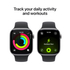 Fotoja e Apple Watch Series 11 GPS 46mm Space Grey Aluminium Case with Black Sport Band, M/L, Picture 4
