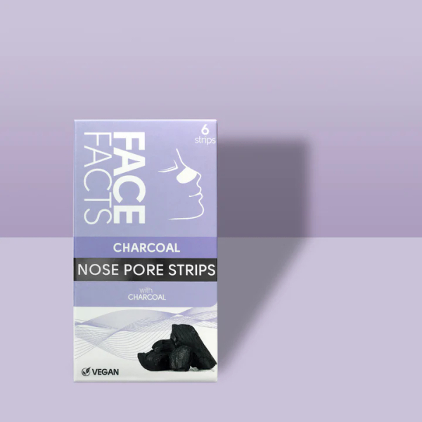 Fotoja e Face Facts Charcoal & Witch Hazel Nose Strips (6 Pieces), Charcoal