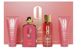 Fotoja e Set Afnan 9AM Pour Femme, EDP 100 ml + xhel dushi 100 ml + sprej për trup 150 ml + losion për trup 100 ml