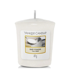 Fotoja e Qiri aromatik Yankee Candle Baby Powder, 49 g