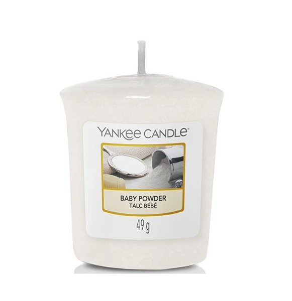 Fotoja e Qiri aromatik Yankee Candle Baby Powder, 49 g