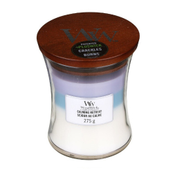Fotoja e Qiri aromatik WoodWick Trilogy Calming Retreat, 275 g