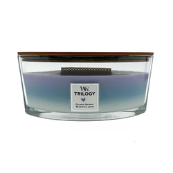 Fotoja e Qiri aromatik WoodWick Trilogy Calming Retreat, 453.6 g