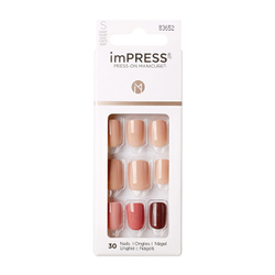Fotoja e Thonj artificial Kiss mPRESS Nails Before Sunset, 30 copë