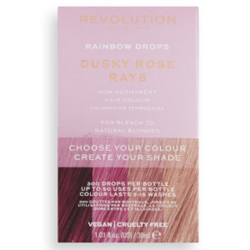 Fotoja e Ngjyrë për flokë Revolution Haircare Rainbow Drops, Dusky Rose Rays, 30 ml