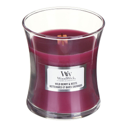 Fotoja e Qiri aromatik WoodWick Wild Berry & Beets Small, 85 g