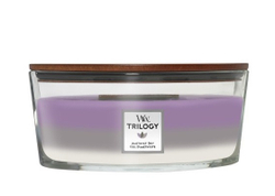 Fotoja e Qirinjë aromatikë WoodWick Trilogy Amethyst Sky, 3x 453.6 g
