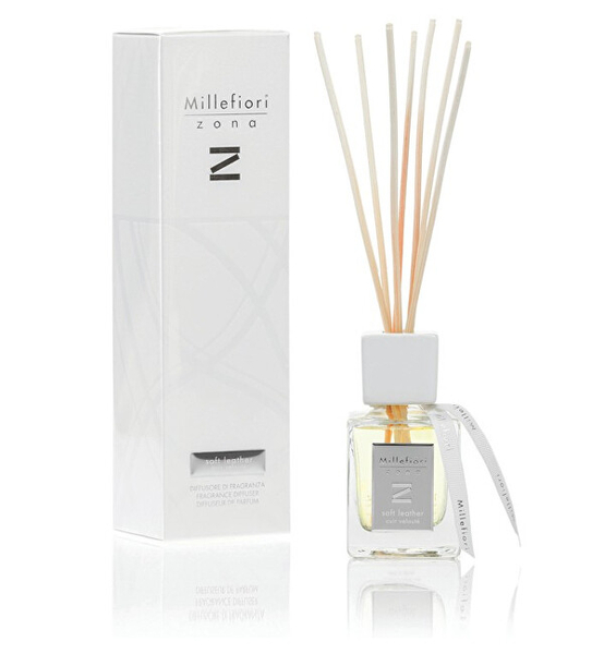 Fotoja e Shpërndarës arome Millefiori Milano Zona Soft Leather, 100 ml
