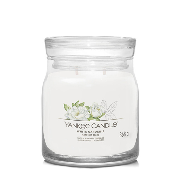 Fotoja e Qiri aromatik Yankee Candle White Gardenia, 368 g