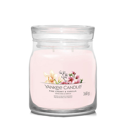 Fotoja e Qiri aromatik Yankee Candle Pink Cherry & Vanilla, 368 g