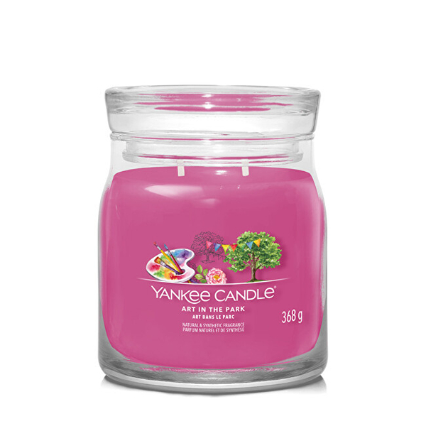 Fotoja e Qiri aromatik Yankee Candle Medium Art In the Park, 368 g