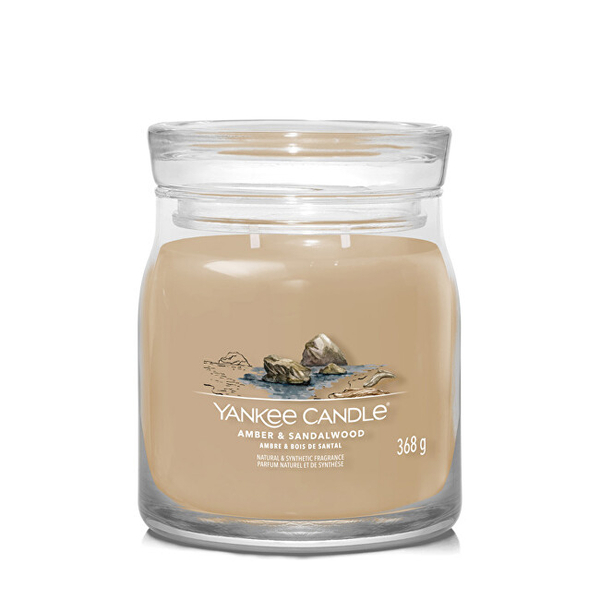 Fotoja e Qiri aromatik Yankee Candle Amber & Sandalwood, 368 g
