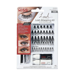 Fotoja e Qerpikë artificialë KISS 3D DIY Faux Extensions Lash Mapping Kit