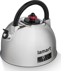 Fotoja e Ibrik elektrik Lamart LT7037, 76x76mm, i argjendtë