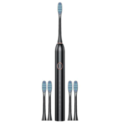 Fotoja e Brushë elektrike për dhëmbë Tiffany TF-8011, 5 pjesë, e zezë