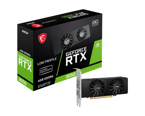 Fotoja e Kartelë grafike MSI GeForce RTX 3050 LP OC 6GB GDDR6
