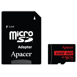 Fotoja e Kartë memorie Apacer Micro SDXC, 64GB, UHS-I U1 V10 A1 R100