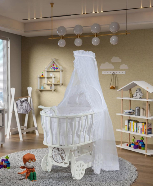 Fotoja e Shtrat për fëmijë Baby Center Melandi BRU01, i bardhë