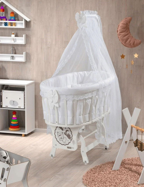 Fotoja e Shtrat për fëmijë Baby Center Melandi BS05, i bardhë
