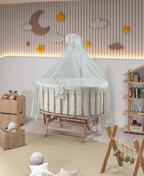 Fotoja e Shtrat për fëmijë Baby Center Melandi DA15, i bardhë