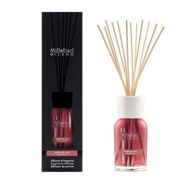 Fotoja e Shpërndarës arome Millefiorio Milano Ambra & Růže, 100 ml