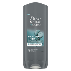 Fotoja e Dove Men+Care Eucalyptus & Mint – Xhel Dushi 3‑në‑1, 400 ml