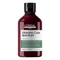 Fotoja e Shampo neutralizuese për flokë ngjyrë kafe Vitamino Color Spectrum Green Dyes Shampo Profesionale L'Oréal Professionnel, 300 ml