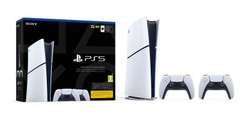 Fotoja e Konzolë Sony PlayStation 5 Slim Digital, 2xDualsense, Wireless, i bardhë/zi