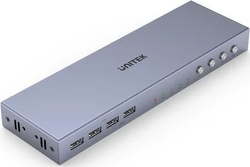 Fotoja e Switch Unitek 4K HDMI 2.0, 4 në 1, i hirtë