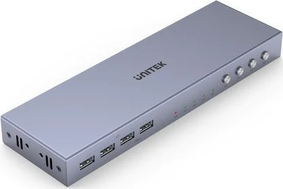 Fotoja e Switch Unitek 4K HDMI 2.0, 4 në 1, i hirtë